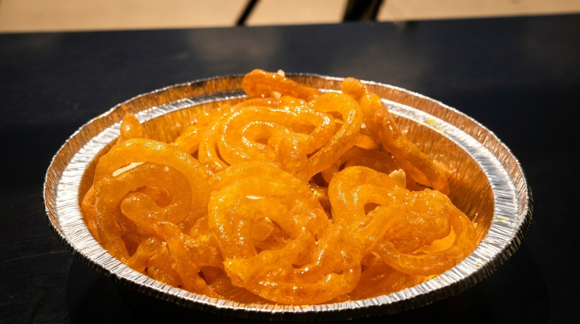 Fresh jalebi, made in-house