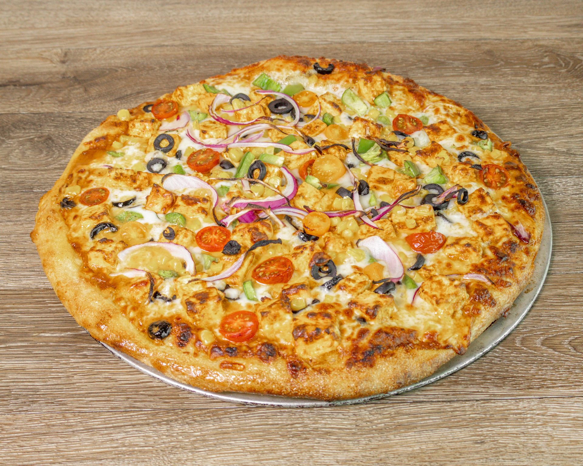 Indian food, pizza, and sweets