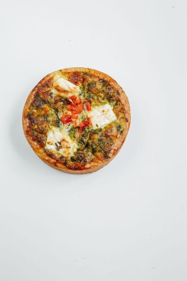 Pesto & Grilled Chicken Pizza.