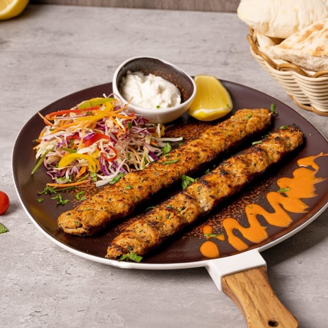 Chicken Seekh Kabab.