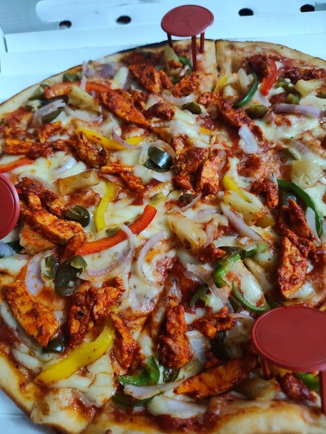 Paneer 65 Pizza.
