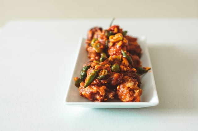 Schezwan Chicken.