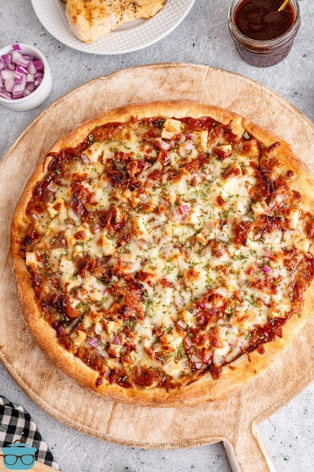 Malai Chicken Pizza.