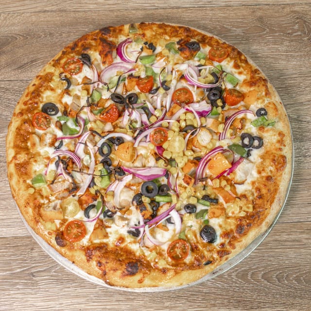 Buffalo Chicken Pizza.