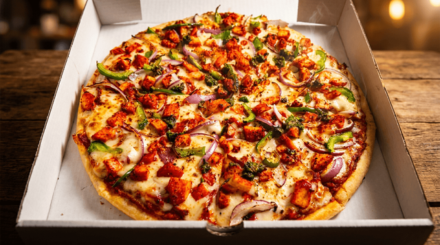 Mix Kabab Pizza.