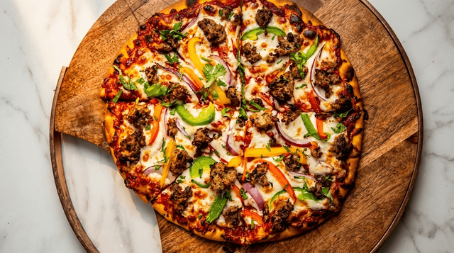 Meat Lovers Masahari Pizza.